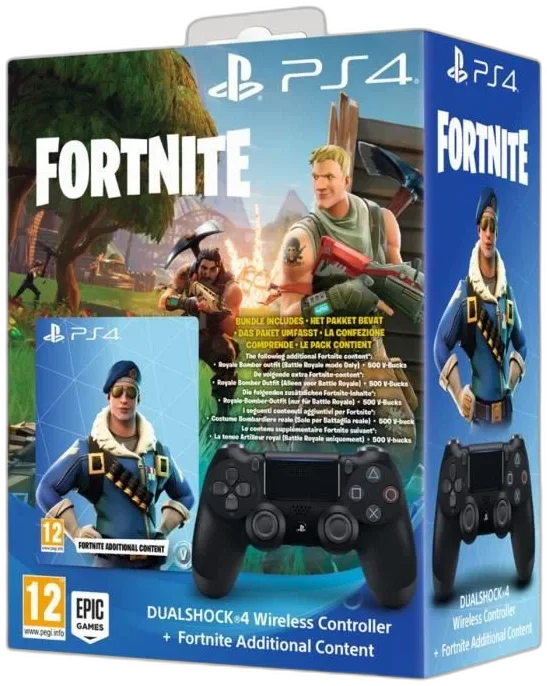  Sony PlayStation 4 Controller + Fortnite Additional Content