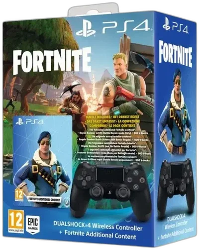 Sony PlayStation 4 Controller + Fortnite Additional Content