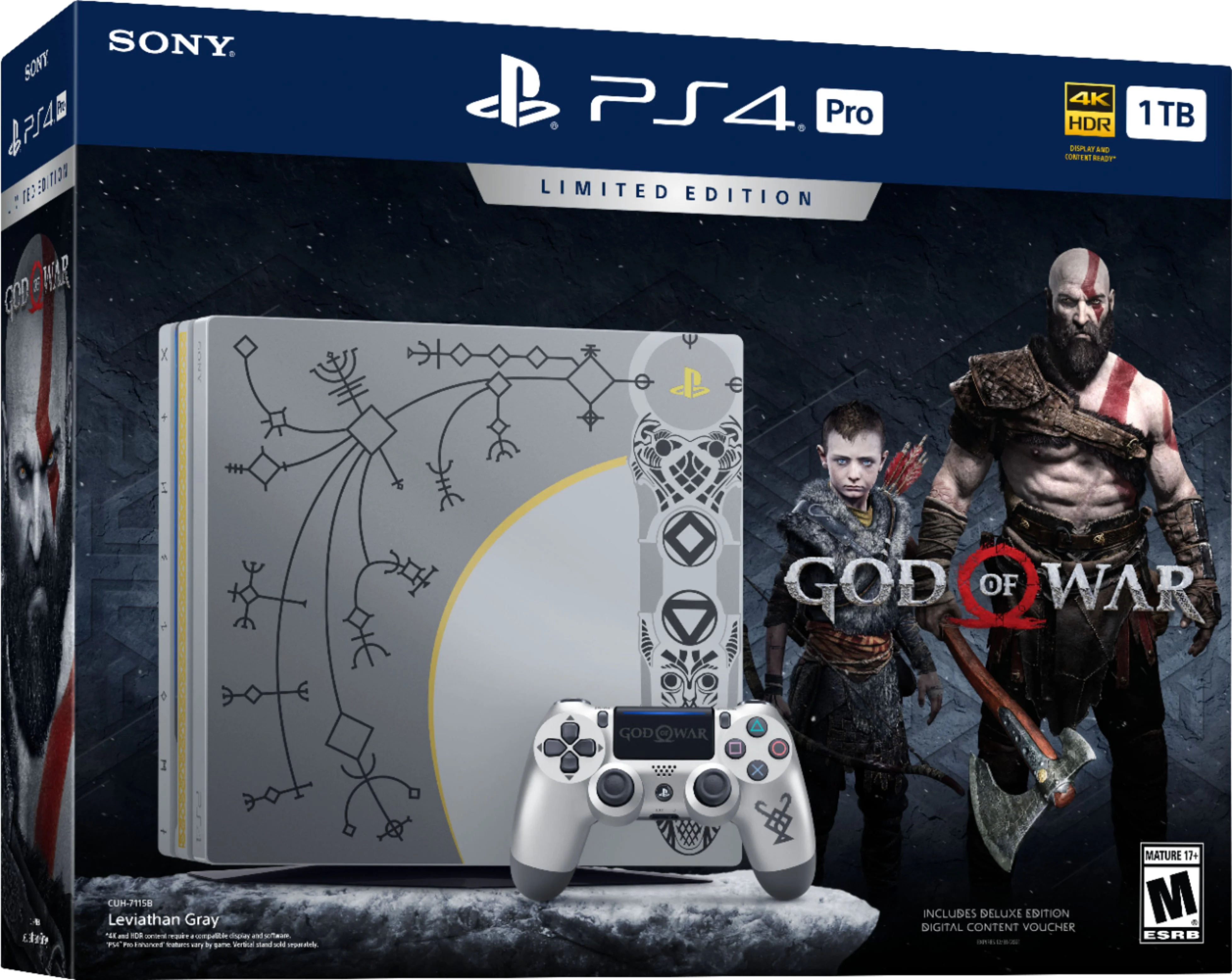  Sony PlayStation 4 Pro God Of War Console [NA]