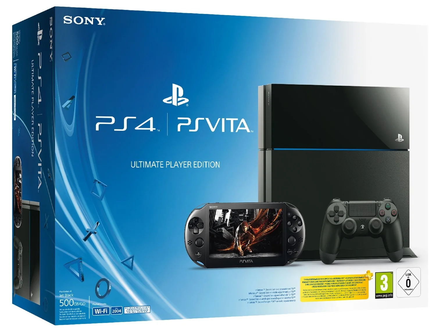  Sony PlayStation 4 + Playstation Vita Slim Ultimate Player Edition