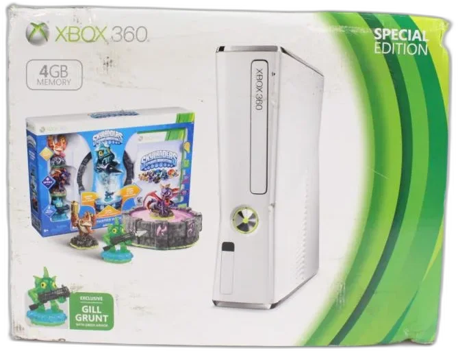  Microsoft Xbox 360 Slim Skylanders Starter Kit