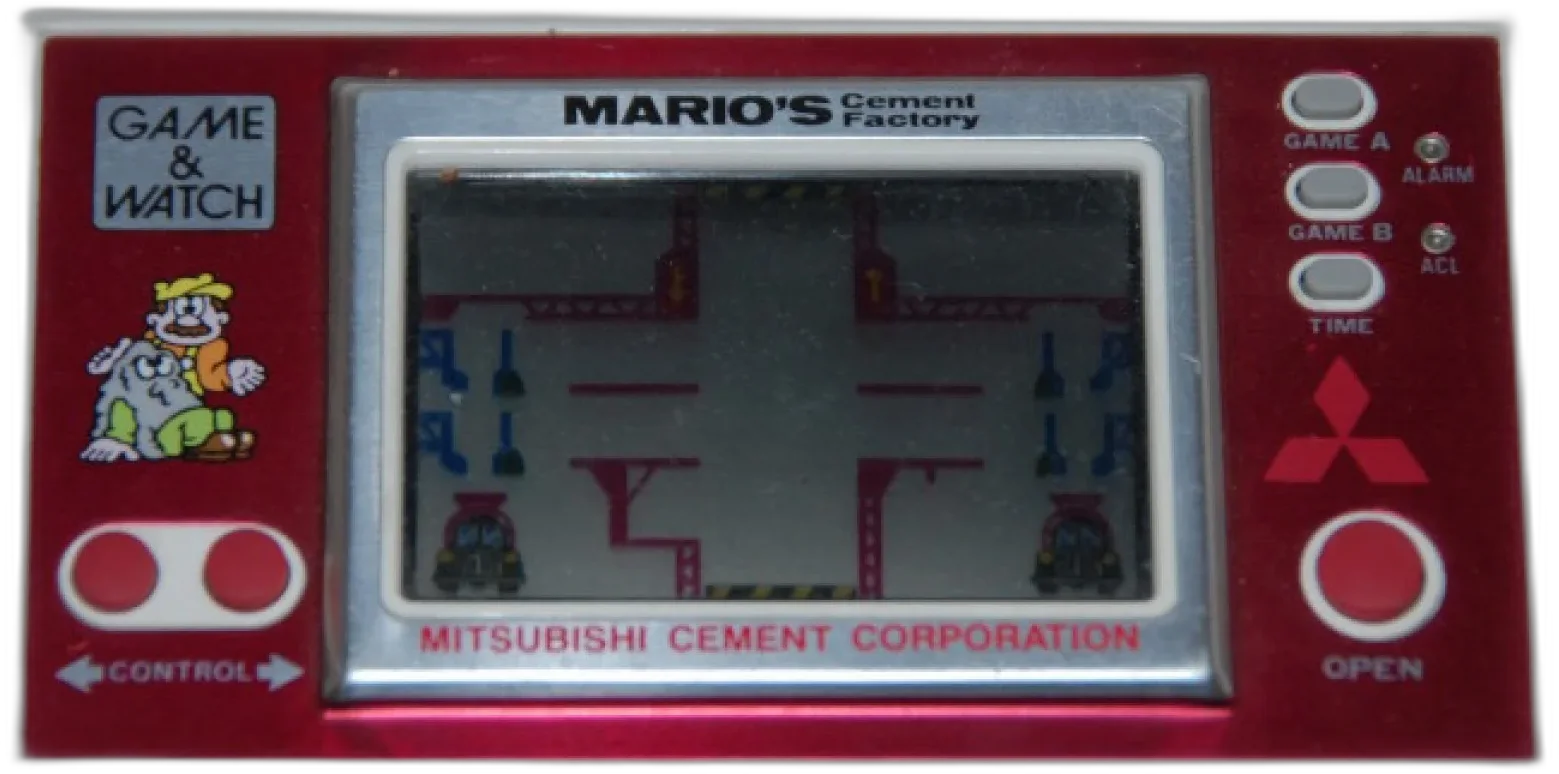  Nintendo Game &amp; Watch Mario&#039;s Cement Factory Mitsubishi
