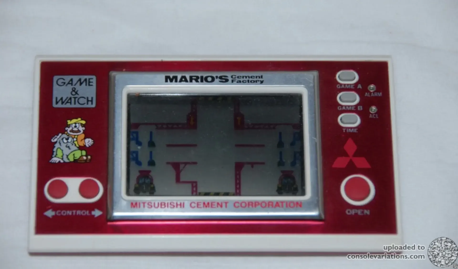 Consolevariations - Nintendo Game & Watch Mario's Cement Factory