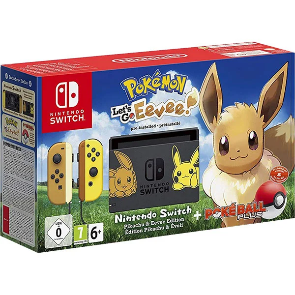  Nintendo Switch Pokemon Let&#039;s go Eevee Console [EU]