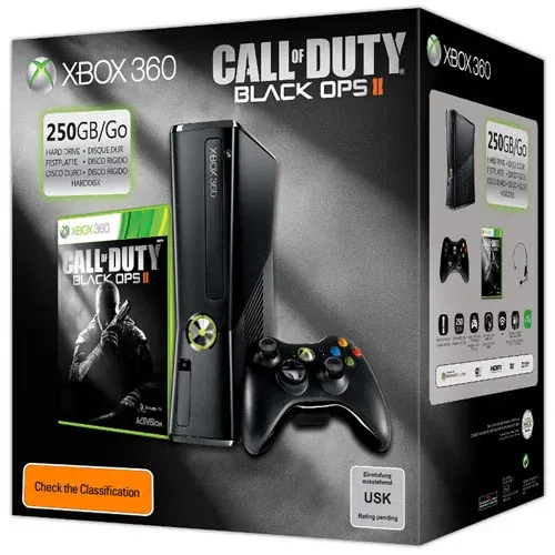 Microsoft Xbox 360 Super Slim Call of Duty Ghost + Black Ops II