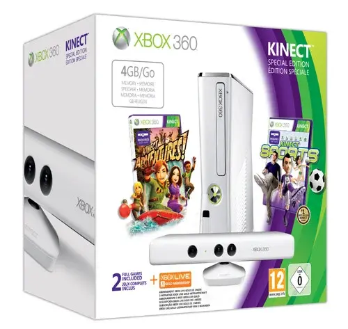 Consolevariations - Microsoft Xbox 360 Kinect Adventures + Kinect