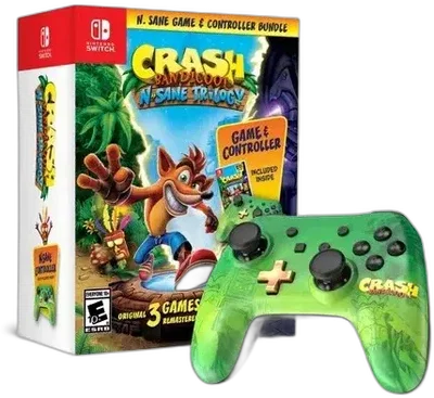Nintendo Switch Crash Bandicoot N'Sane Trilogy Bundle