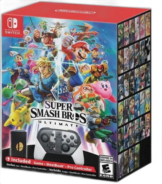  Nintendo Switch Super Smash Bros Ultimate Controller Bundle