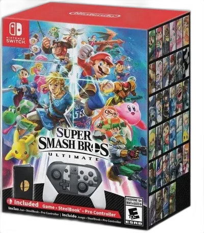 Nintendo Switch Super Smash Bros Ultimate Controller Bundle