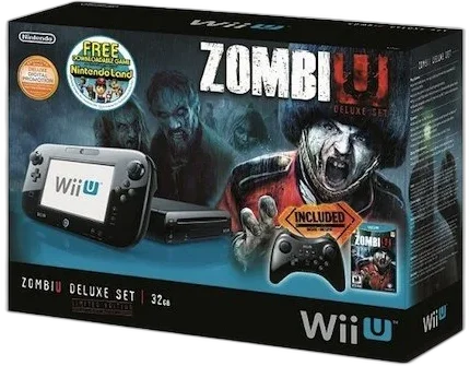  Nintendo Wii U Zombi U Deluxe Set Bundle
