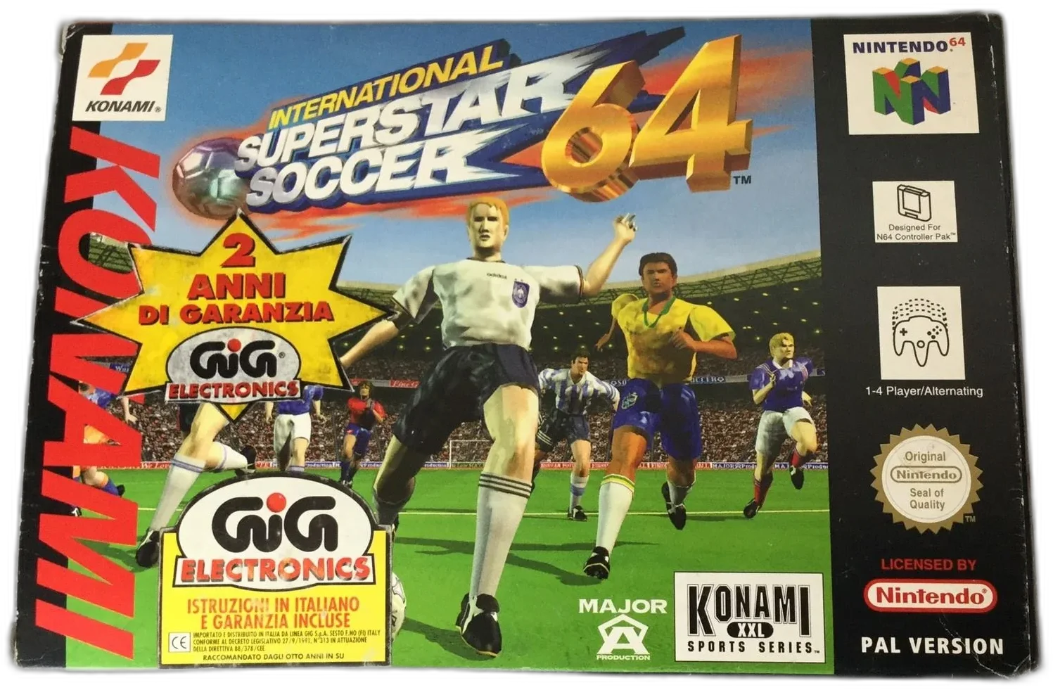  Nintendo 64 International Superstar Soccer 64 Bundle [IT]