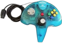 Interact  Nintendo 64 Clear Blue Superpad