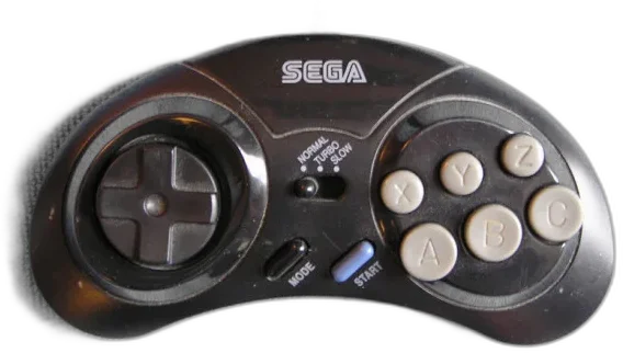  Sega Mega Drive 6 Button Arcade Pad