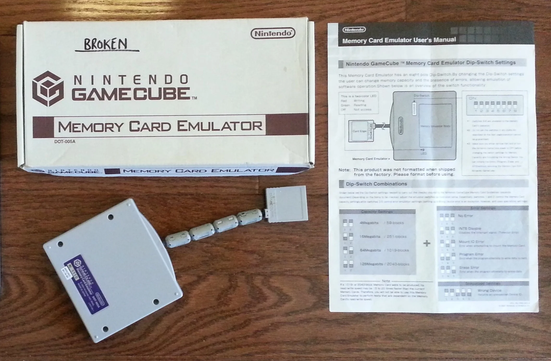  Nintendo GameCube Memory Card Emulator