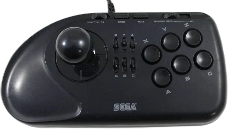 Sega Genesis MK01627 6 Button Arcade Stick