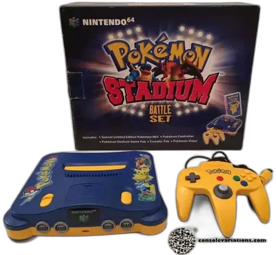 Nintendo 64 Pokemon Battle Set Console