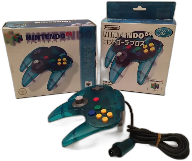  Nintendo 64 Blue/White Controller