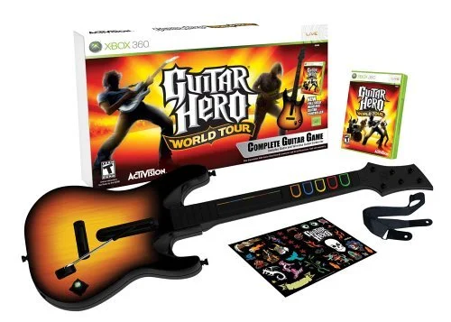 Activision Xbox 360 Guitar Hero World Tour Bundle