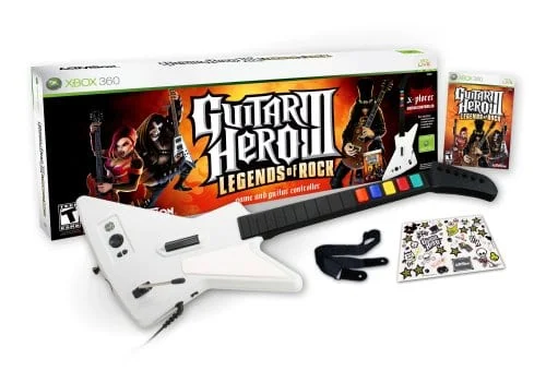  Activision Xbox 360 Guitar Hero III Legends of Rock Bundle