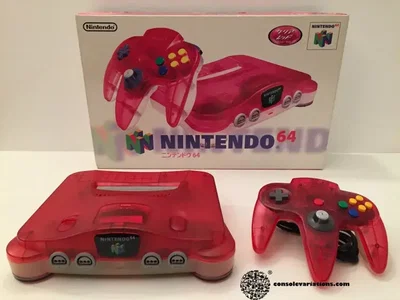 Nintendo 64 Red/White Console