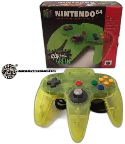 Nintendo 64 Extreme Green Controller
