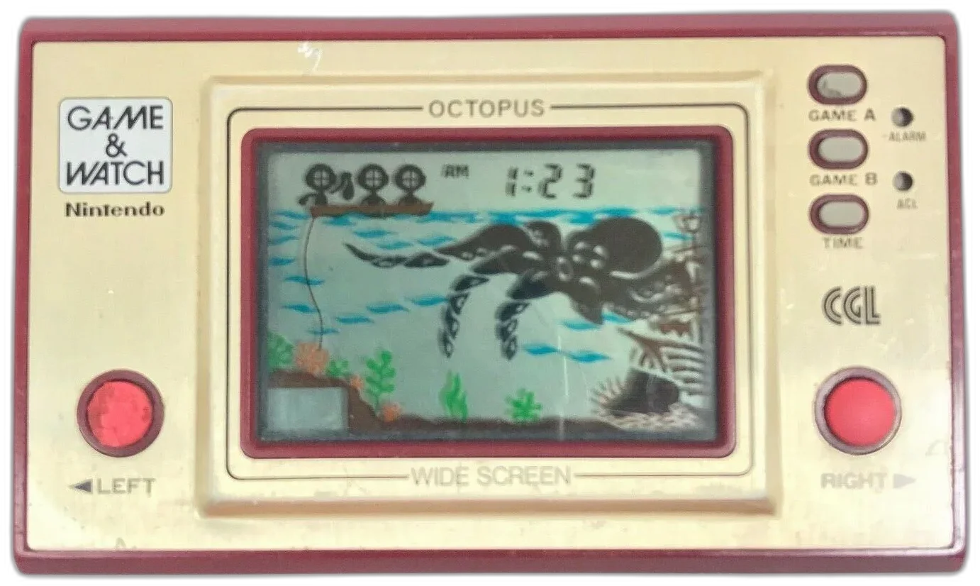  Nintendo Game &amp; Watch Octopus CGL