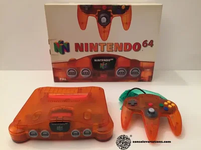 Nintendo 64 Sun Orange Console [EU]