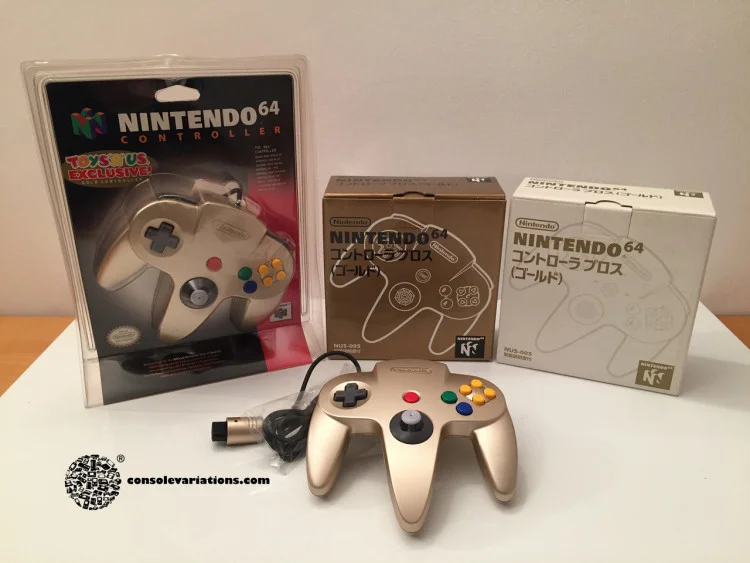 Nintendo 64 Gold Box Controller [JP] - Consolevariations