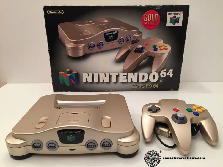  Nintendo 64 Gold Console [JP]