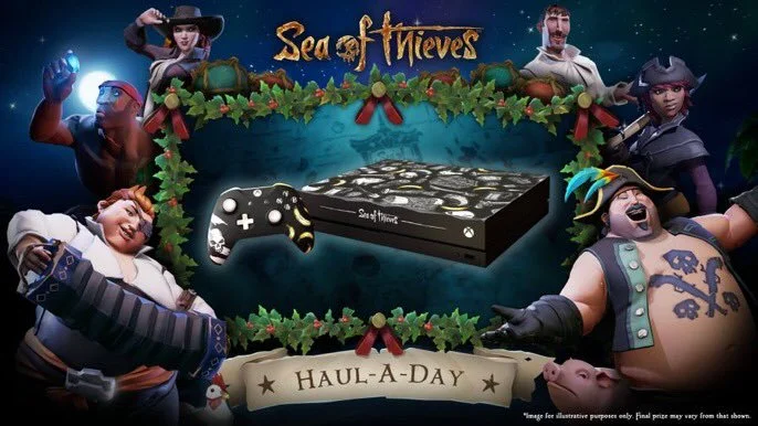  Microsoft Xbox One X Sea of Thieves Haul A Day 2018 Console