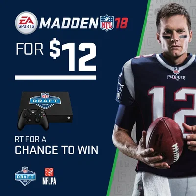 Microsoft Xbox One X Madden NFLPA 18 Console
