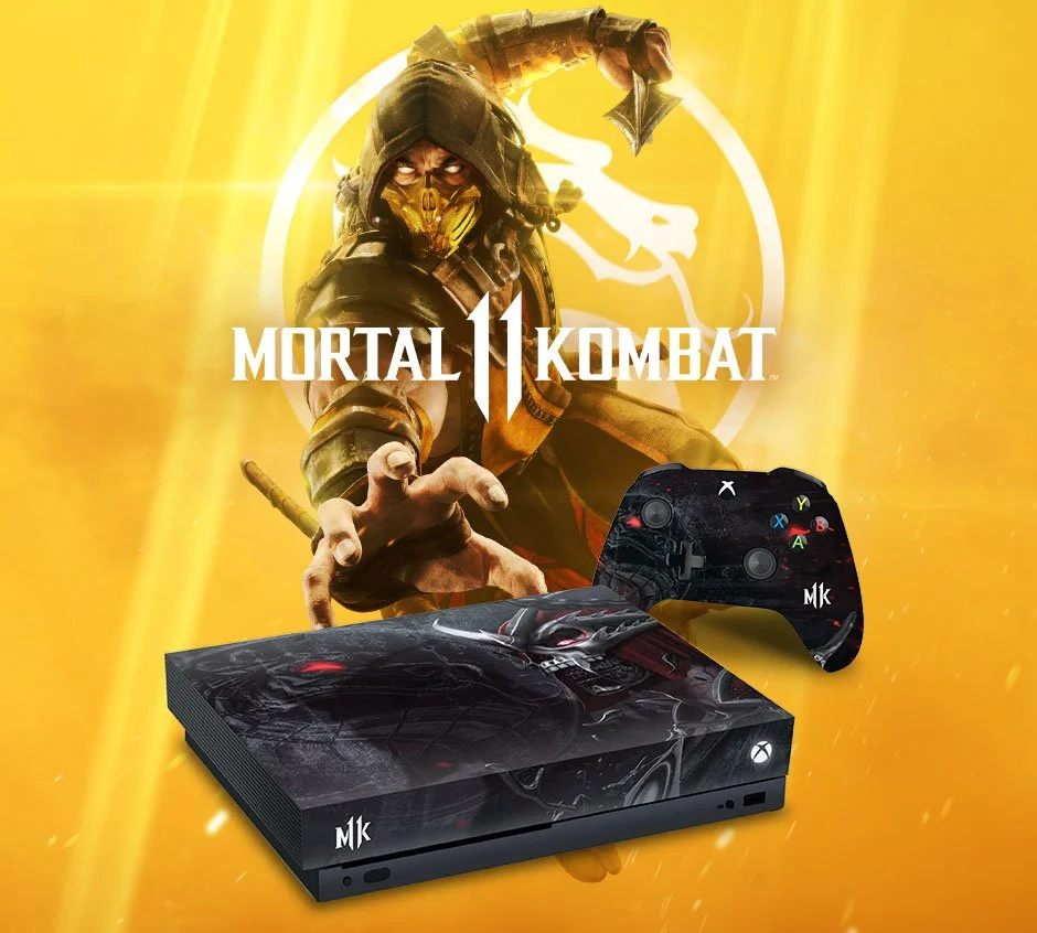  Microsoft Xbox One X Mortal Kombat 11 Console