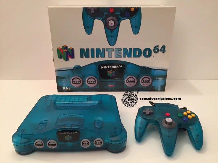  Nintendo 64 Ice Blue Console [EU]
