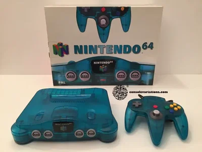 Nintendo 64 Ice Blue Console [EU]