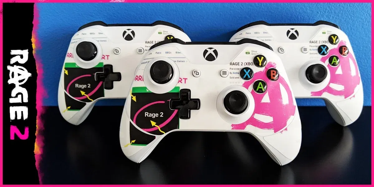  Microsoft Xbox One S Rage 2 Controller