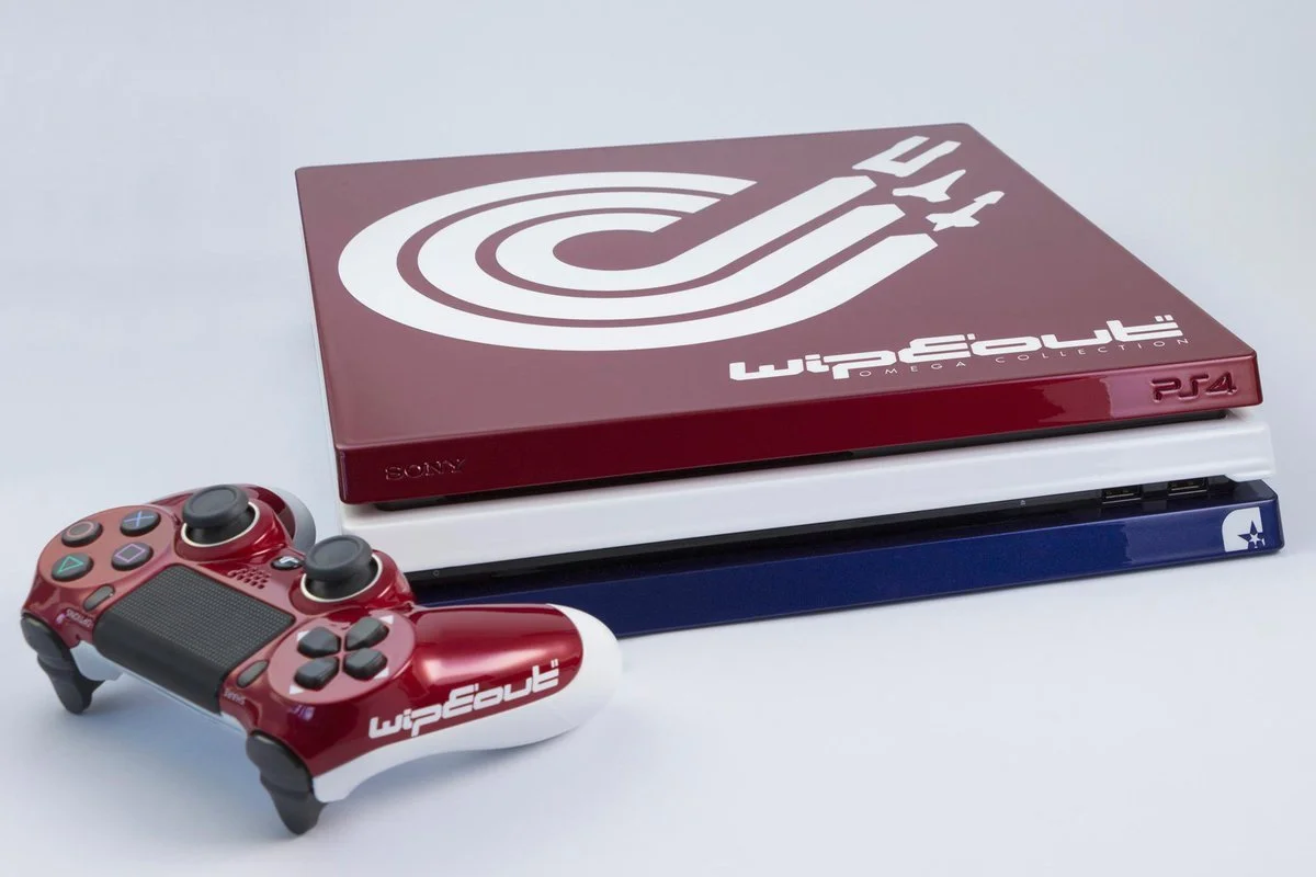  Sony PlayStation 4 Pro Wipeout Omega Race Console