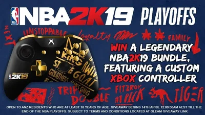 Microsoft Xbox One S NBA 2K19 20 Anniversary Controller