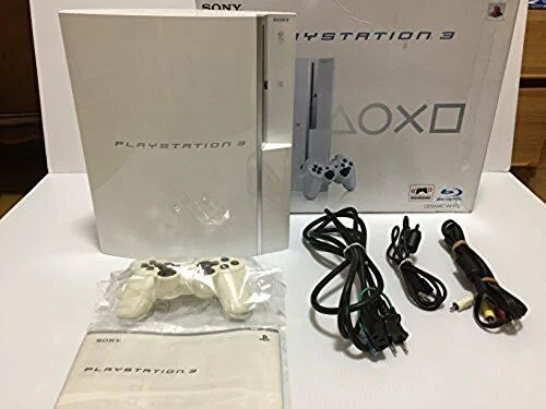 Sony Playstation 3 Ceramic White Console - Consolevariations