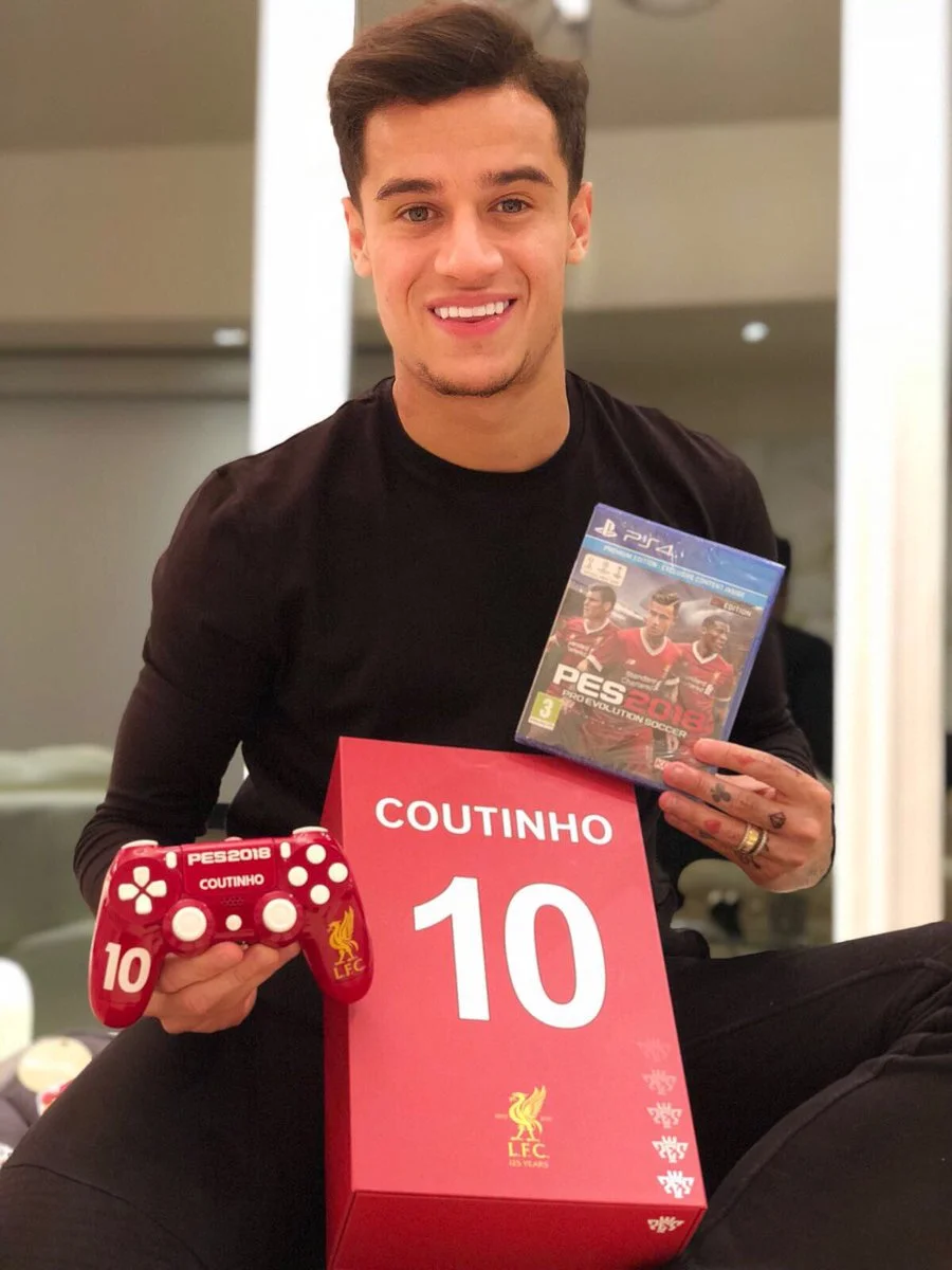  Sony PlayStation 4 Pes 2018 Coutinho Controller