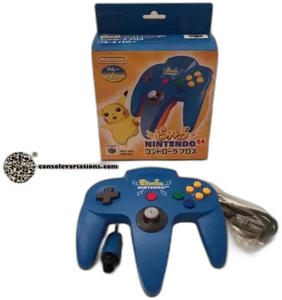 Nintendo 64 Pikachu Lightblue Controller