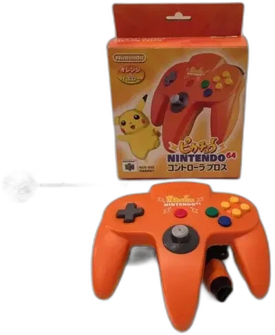 Nintendo 64 Pikachu Orange Controller