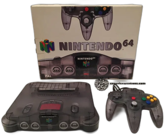  Nintendo 64 Smoke Black Console [EU]