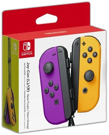  Nintendo Switch Neon Purple/Neon Orange Joy-Con