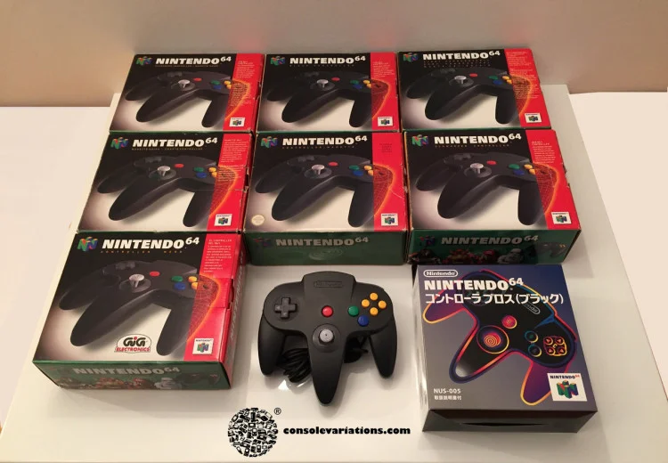  Nintendo 64 Solid Black Controller [NA]