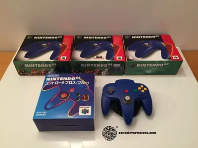 Nintendo 64 Solid Blue Controller [NA]