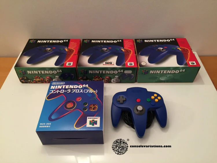  Nintendo 64 Solid Blue Controller [NA]