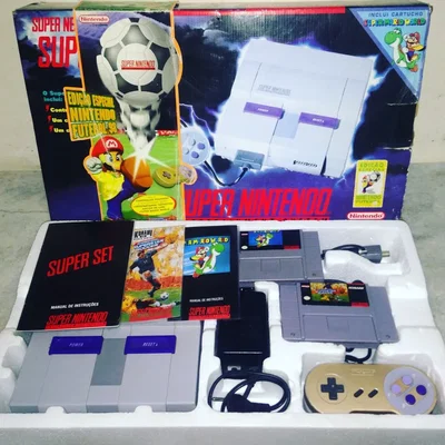 SNES Futebol 98 Bundle