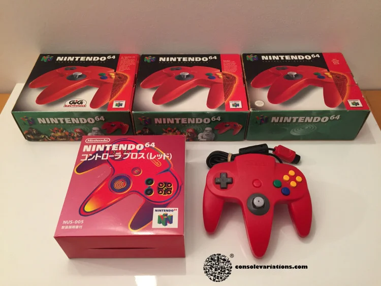  Nintendo 64 Solid Red Controller [NA]