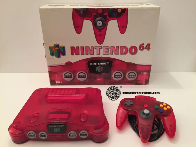  Nintendo 64 Fire Red Console [EU]