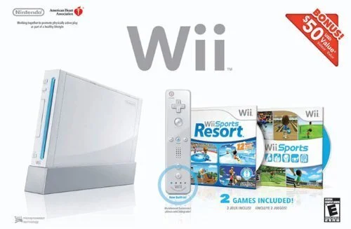  Nintendo Wii Sports American Heart Association Bundle